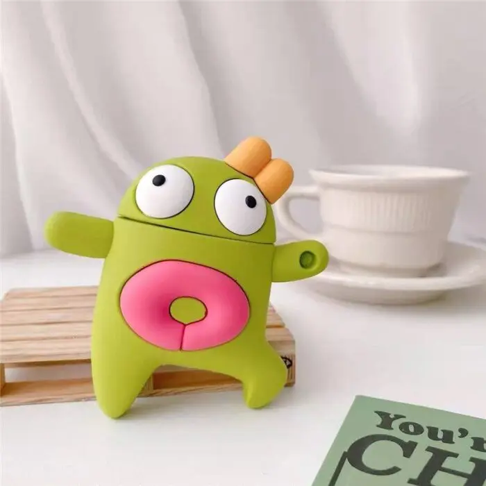 Little O Monster Silicone Soft Shell Earphone Cover Compatible with AirPods