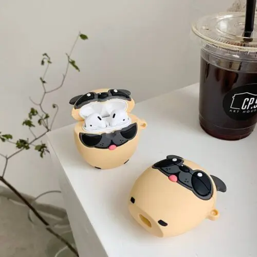 Adorable Ice Cream Earphone Case – Silicone Anti-Fall Cover for AirPods 1/2