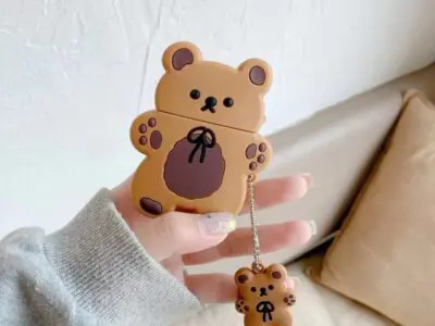 Amusing Simple Cartoon Wireless Earphones Protector Suitable for Generation 1,2, Pro, Pro 3
