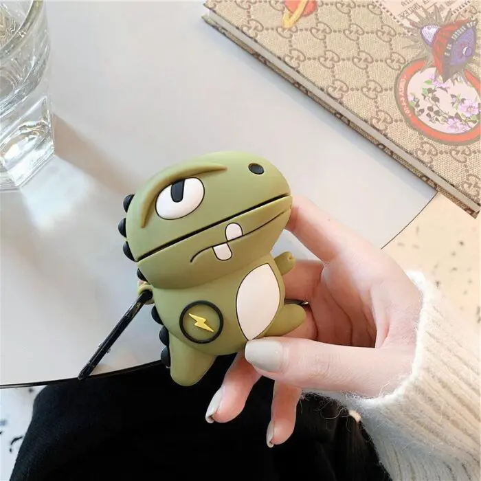 Fantasy Dinosaur Silicone Wireless Earphone Protective Case Suitable for General and Generation 1, 2 & Pro 3