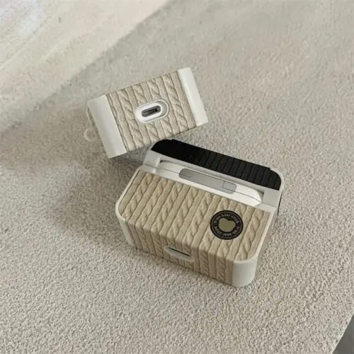 Sweater Pattern Silicone Earphone Case Protective Cover for AirPods 1, 2, Pro & Pro 3