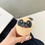 Cute Pug Dog Silicone Soft Protective Sleeve For Earphones