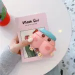 Funny Cartoon Butt Silicone Earphone Protective Cover Compatible with AirPods