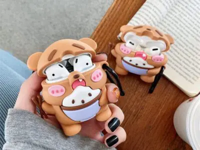 Adorable Cartoon Silicone Earphone Case Wireless Protection for AirPods Pro 3