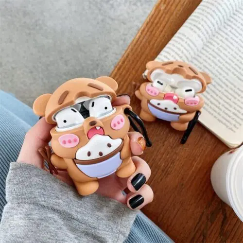 Adorable Cartoon Silicone Earphone Case Wireless Protection for AirPods Pro 3