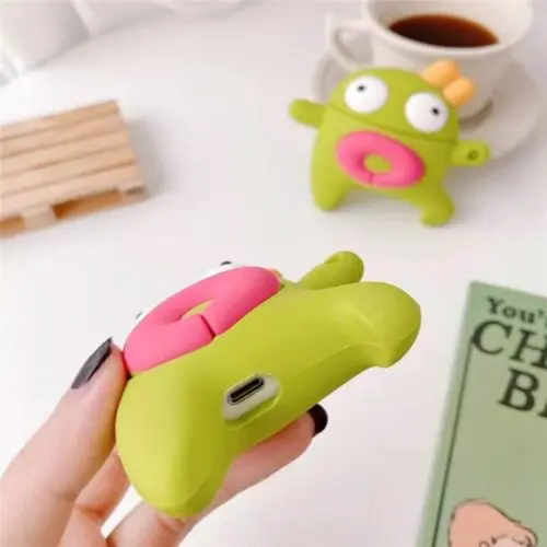 Little O Monster Earphone Cover Soft Silicone Shell for AirPods