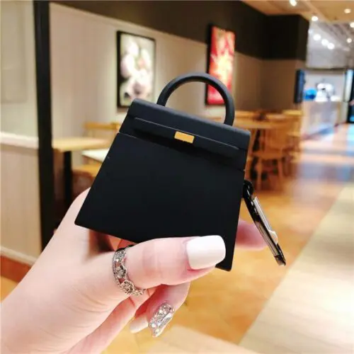 Luxury Purse Silicone Earphone Case Anti-Drop Protection for AirPods 1 & 2