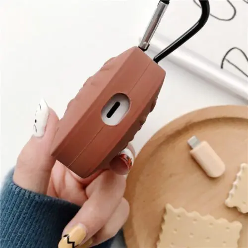 Adorable Ice Cream Earphone Case – Silicone Anti-Fall Cover for AirPods 1/2