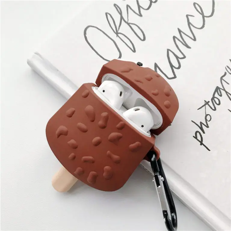 Adorable Silicone Ice Cream Earphone Anti Fall Soft Shell