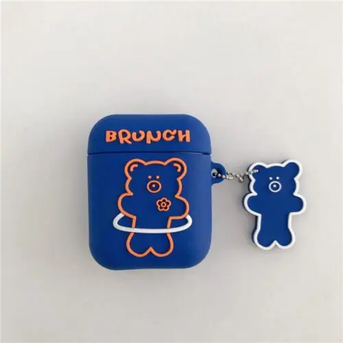 Cartoon Bear Earphone Case Protector Suitable for Generation 1,2 & 3