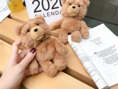 Cute Plush Bear Wireless Case Protector Suitable for Generation 1,2 and Pro