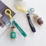 Silicone Bear Drinking Starbucks Earphone Protective Case Suitable for General, Generation 1, 2 & 3