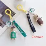 Silicone Bear Drinking Starbucks Earphone Protective Case Suitable for General, Generation 1, 2 & 3