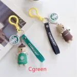 Silicone Bear Drinking Starbucks Earphone Protective Case Suitable for General, Generation 1, 2 & 3