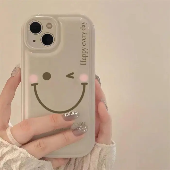 Fun Smiley Face Protective Case, Happy Every Day Phone Protective Case, Fun Phone Case