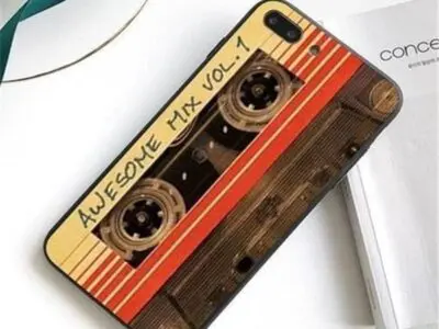 Tape Phone Case – TPU Back Cover, Cartoon Style, Yellow and Gray Edge Options