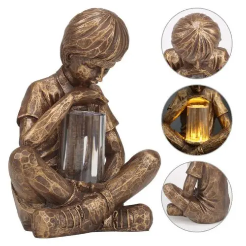 Garden Decoration Statue – Hand-Painted Resin Cartoon Ornament for Yard or Home