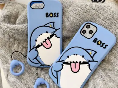 Lightning Shark Silicone Soft Phone Case