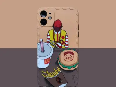 Livesture Phone Case – PU Back Cover, Cartoon Design, Compatible with iPhone