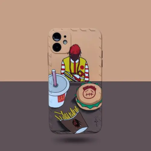 Livesture Phone Case – PU Back Cover, Cartoon Design, Compatible with iPhone