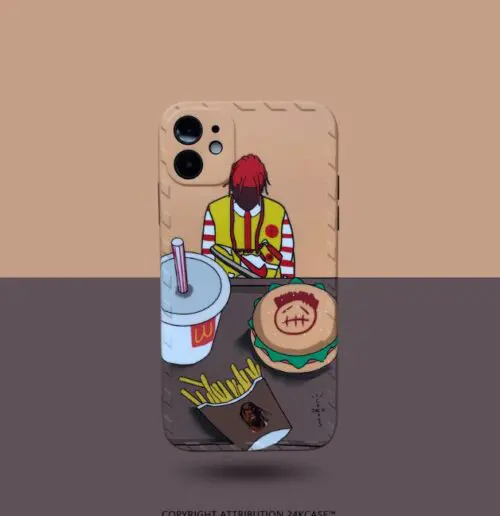 Livesture Phone Case – PU Back Cover, Cartoon Design, Compatible with iPhone