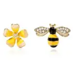 Korean Crystal Bee Earrings: Sweet, Simple, and Stunning Styles