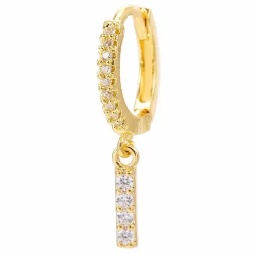 Alphabet Initial Letter Earrings: Personalized Gold-Plated Adornments for Women