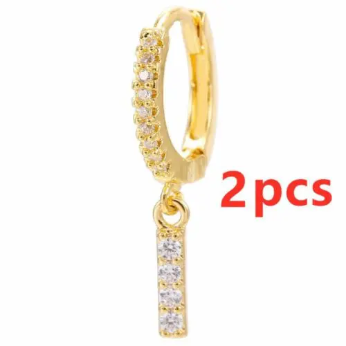 Alphabet Initial Letter Earrings: Personalized Gold-Plated Adornments for Women