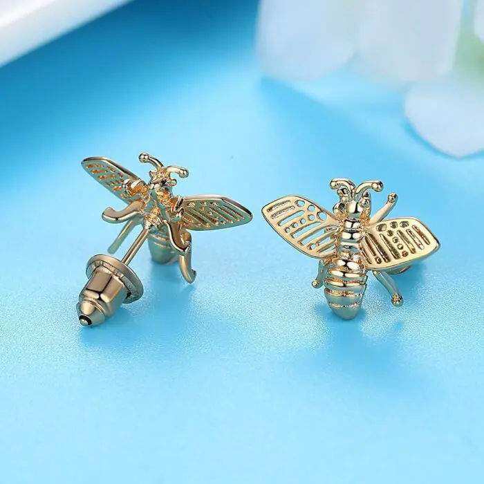 Korean Crystal Bee Earrings: Sweet, Simple, and Stunning Styles