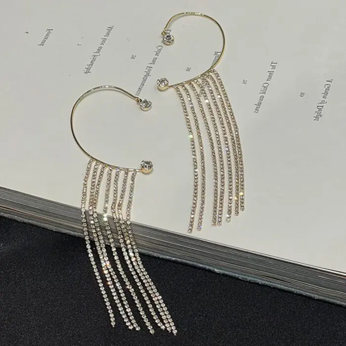 Elegance in Motion: Long Tassel Statement Earrings