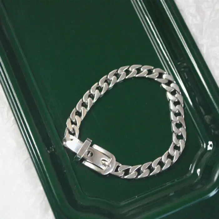 925 Sterling Silver Chain Belt Bracelet for Women