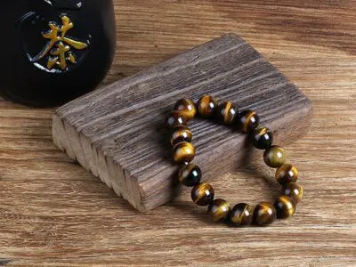 Natural Stone Bracelet Fashion Tiger Eyes Men Minimalist Beaded Tiger eye handmade bracelet