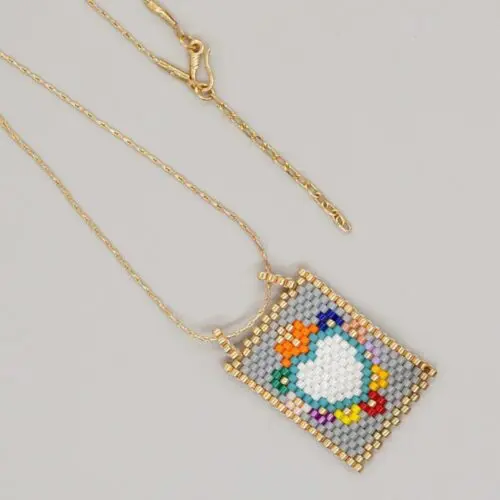 Boho Design for Women: Evil Eye Necklace Cross Pendant, Miyuki Beaded Choker Necklace Gift for Friends