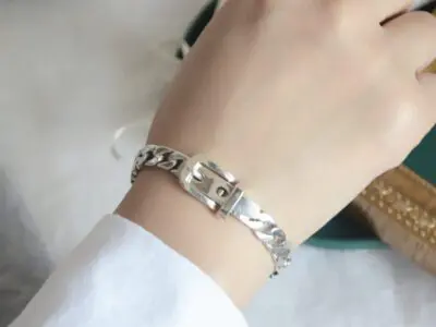 New 925 Silver Belt: 925 Sterling Silver Chain Belt Bracelet for Women