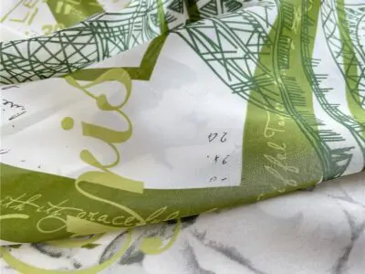 Fashionable All-Match Silk Square Scarf in a Thin Section