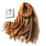 Elevate Your Winter Style with Fashionable Striped Shawls