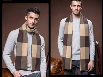 Wool Plaid Scarves – Stylish Winter Accessories for Men and Women