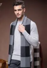 Wool Plaid Scarves – Stylish Winter Accessories for Men and Women