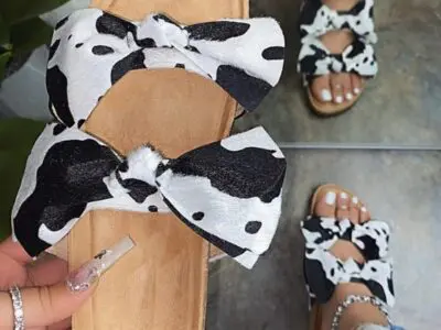 Fashion Bowknot Women's Flats: Simple Slip-On Slippers