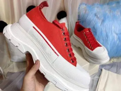 Designer Women Low-top Canvas Sneakers Thick Bottom
