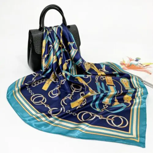 Freshen Up Your Look with a 90cm Silk Square Scarf