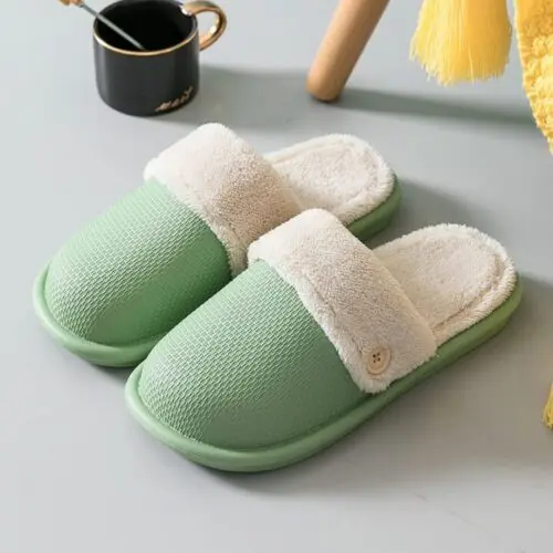 Warm Indoor Slippers: Non-Slip, Removable Lining for Home Use - Image 3