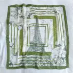 Fashionable All-Match Silk Square Scarf in a Thin Section