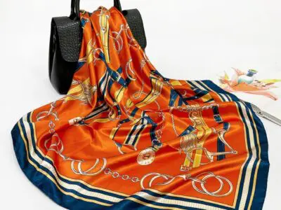 Freshen Up Your Look with a 90cm Silk Square Scarf