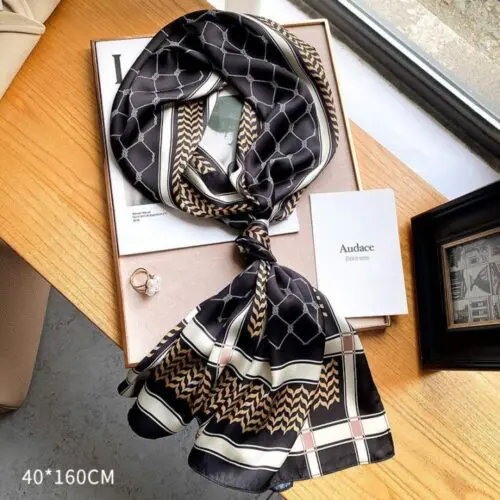 Sun Protection with Style: Women’s Mid-Length Scarf – Simple and Elegant