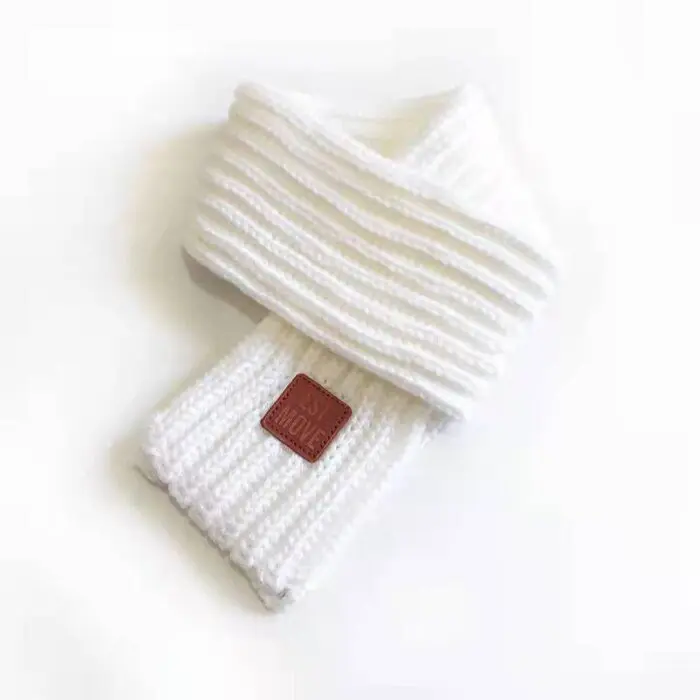 Warm Knitted Children’s Scarf for Autumn and Winter