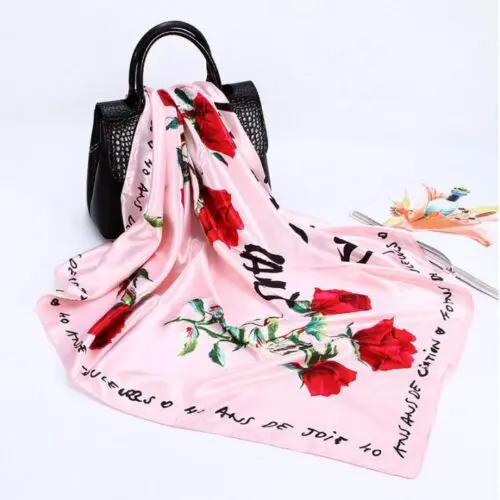 Freshen Up Your Look with a 90cm Silk Square Scarf