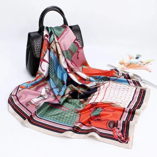 Freshen Up Your Look with a 90cm Silk Square Scarf