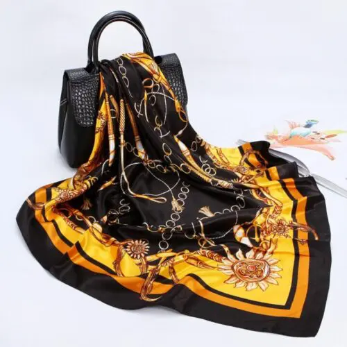 Freshen Up Your Look with a 90cm Silk Square Scarf