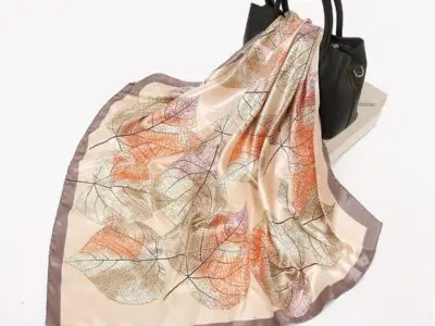 Stylish Small Scarf for Professional Stewardesses with Decorative Touch